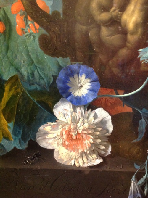Jan van Huysum, Flower Still Life in a Sculpted Stone Vase, about 1718, National Galleries of Scotla