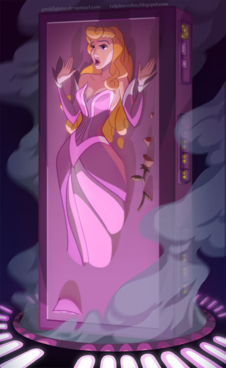 thegreatbuffay:  Amazing Disney/Star Wars-Mash-Up!Art by Ralph Sevelius