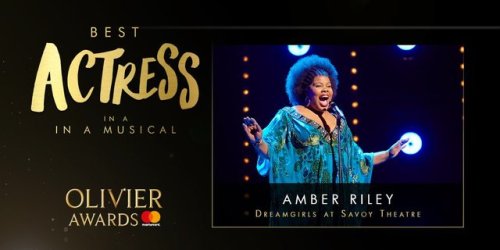 amberrileynews:@OlivierAwards The Award for Best Actress in a Musical goes to… @MsAmberPRiley!