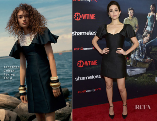 Emmy Rossum is wearing Jonathan Cohen at the ‘Shameless’ FYC Event.05/24/18Credit: 