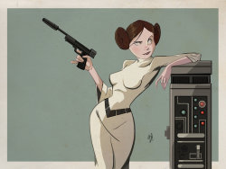 travisellisor:    Princess Leia by Dave Bardin