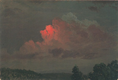 landscapemode: Frederic E. Church (USA, 1826 - 1900) Nightfall Near Olana, 1872 oil on canvas 9 &fra