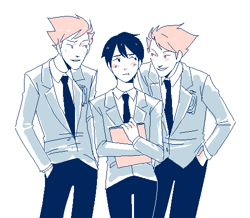 kathysbrotherssister - have some ouran doodles because i’m...