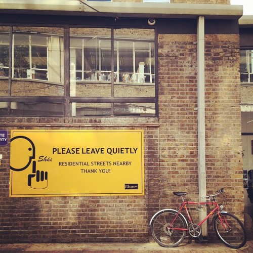 imdivanoletto: Quiet.Bike | #imdivanoletto #shh #bike #bicycle #london #bikeiscool #tuttiinbici