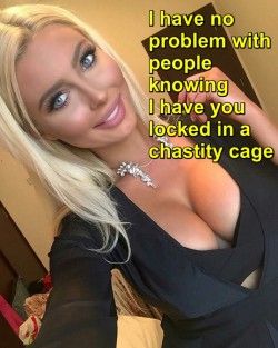 Cock-Caged Sissy Slut Chastity Captions and