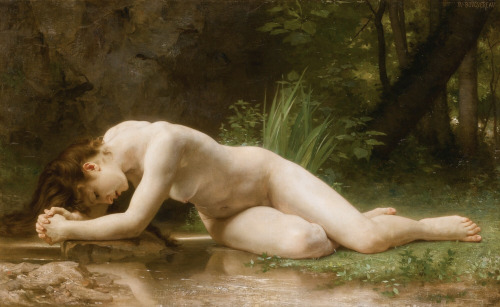 mysteriousartcentury:William-Adolphe Bouguereau (1825-1905), Biblis, oil on canvas, 50 x 80.5 cm. In