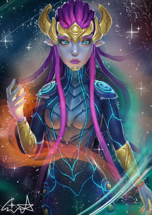 Human Aurelion Sol by Geleebroetchen