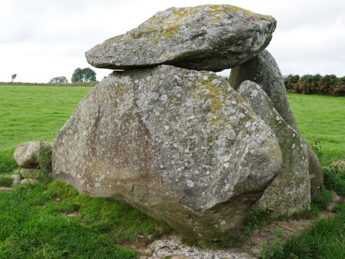 The Four Crosses (Y Ffon) Burial Chamber or Dolmen, Y Ffon, North Wales, 26.8.16. At some point this