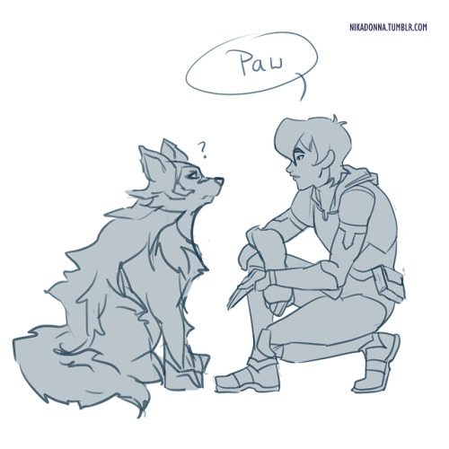 nikadonna: the day when keith called krolia “mom” for the first time and space wolf decided to give 