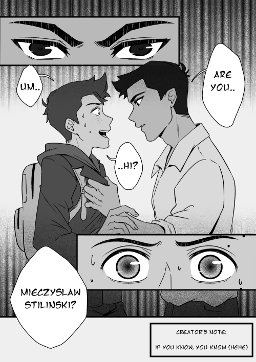  Ummm… Yes, more of Sterek Magical Academy AU fan comic…