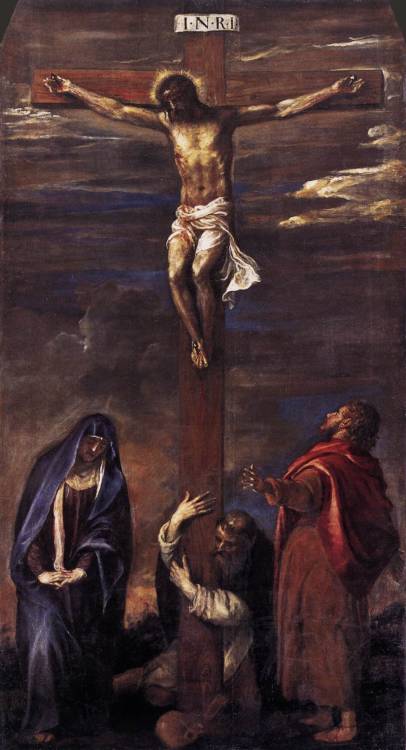 artist-titian: The crucifixion, 1558, Titian