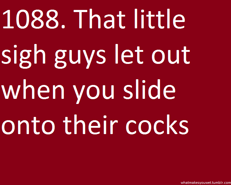 What Makes You Wet?