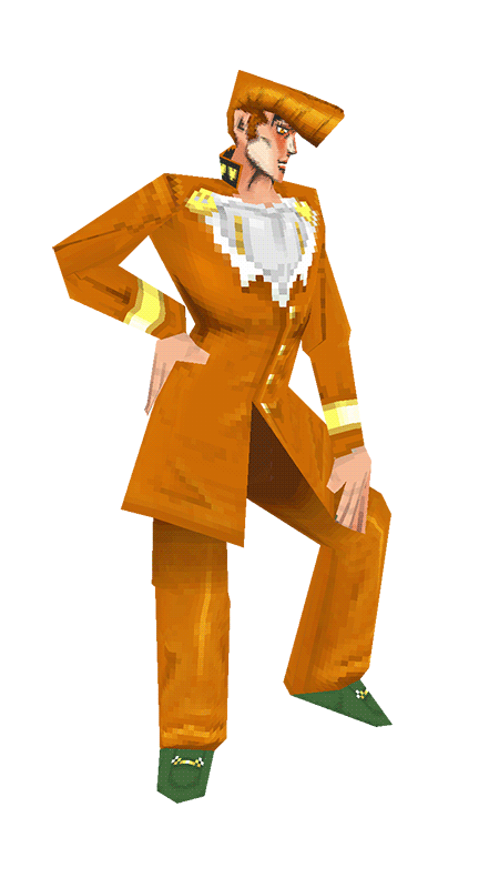 multitrip:  an old retro josuke i did months ago, in an quick rig and pose  This
