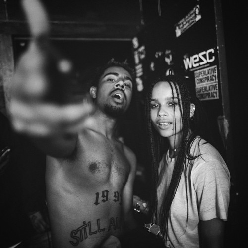 fuckyeahlolawolf: Vic Mensa and Zoë by Greg Noire (gregnoire).