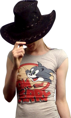 Y’all See Right Through Me&Amp;Hellip; I Made A Transparent Cowboy Me. :D I Just