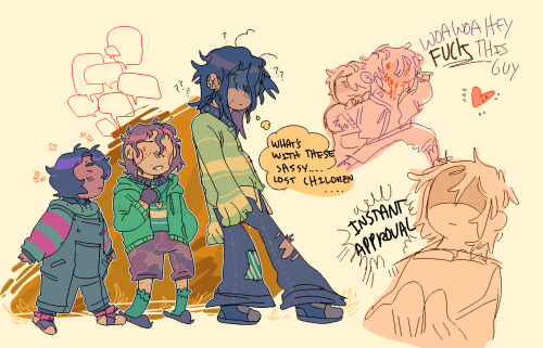 ven-finn: i like the genre of fanart where its just kris hanging out with these kids