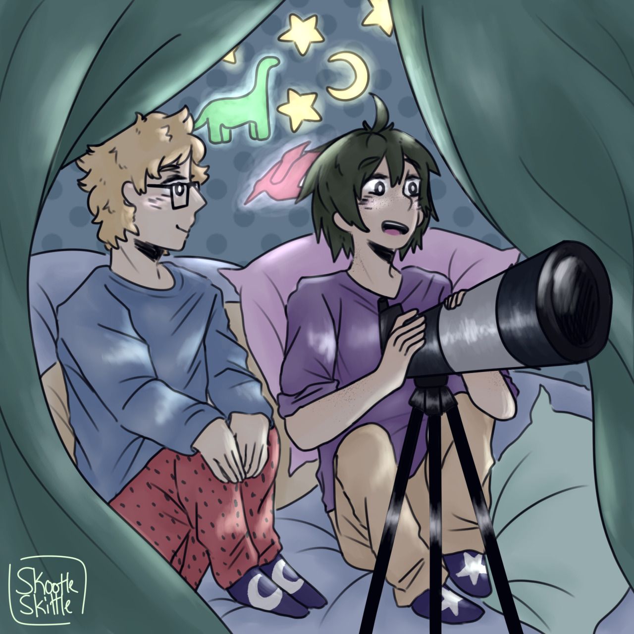 skootleskittle:  I was fortunately a part of @tsukyamgiftexchange and was in charge