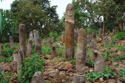 The stelae field at Tutu Fella, Ethiopia, is a 9th-14th century graveyard filled with one hundred an