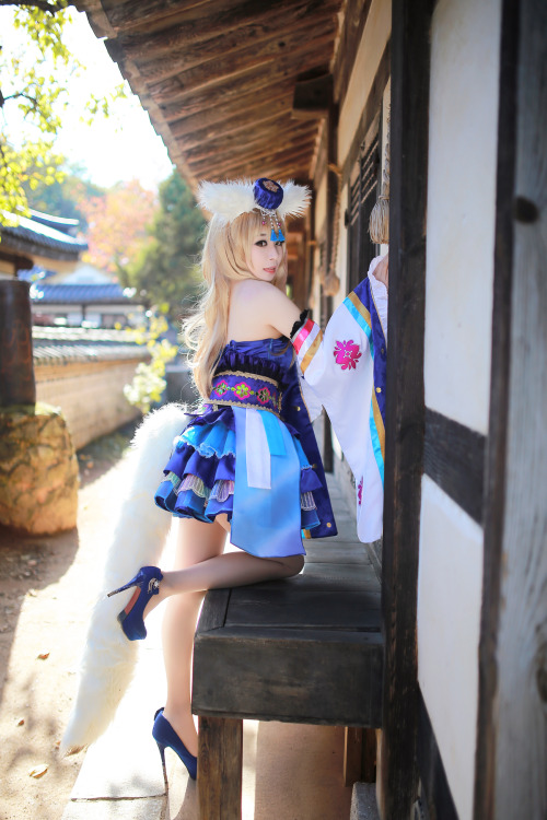 Kaku-san-sei Million Arthur (Nine Tailed Fox)  More Cosplay Photos & Videos - http://tinyurl.com/mddyphv  New Videos - http://tinyurl.com/l969dqm 