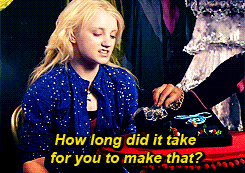 the-last-enemy:Evanna Lynch talking about the jewelry she made for Luna.