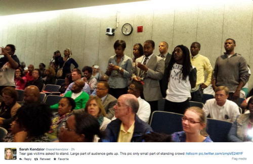 breelifts:  socialjusticekoolaid:   Protesters from across St Louis turned up and turned out for the first St Louis County Council Meeting since Mike Brown’s Death. (Part I)  The St Louis County Council wasn’t as bad as Ferguson’s Council, but still