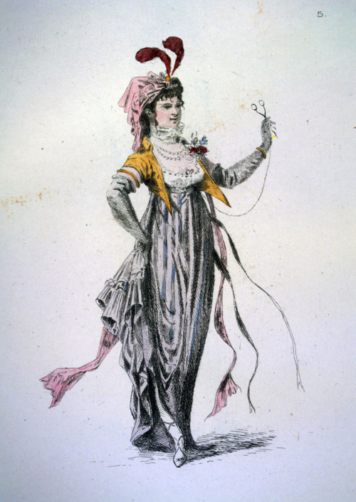 jeannepompadour: Costumes of the Directoire period (1795-99) by Auguste Etienne Guillaumot 