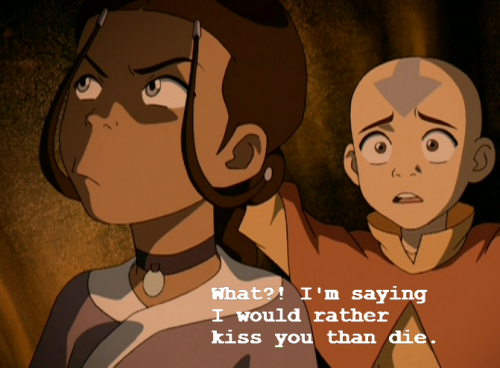 eskalations:  aang’s lucky he got kids after that 