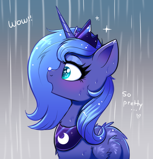 ravensunart:The sensation of the rain is