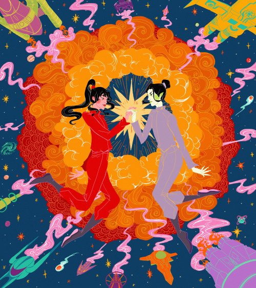 What if we kissed…in space…From I will be chasing a starlight by feyburner & sundi