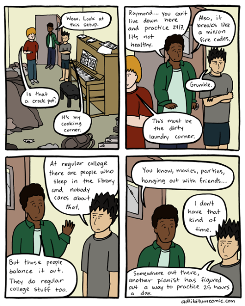 adlibitumcomic:  Finding Raymo, Part 5 Regular college sounds like fun. [Part 1] [Part 2] [Part 3] [Part 4] 