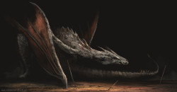 creaturesfromdreams:   Dragon in the Dungeon by  Kirill Leonov   