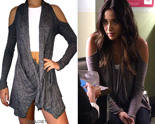 The cardigan Emily wears in 3x17 ‘Out Of The Frying Pan, Into The Inferno’ has commonly been wrongly