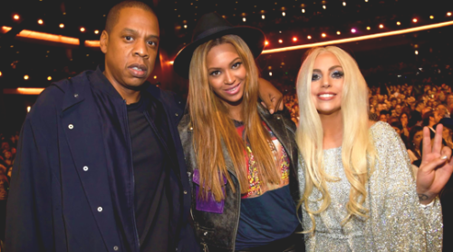 jaanfe:  Gaga with Beyonce and Jay Z (2009 - 2015)   :)