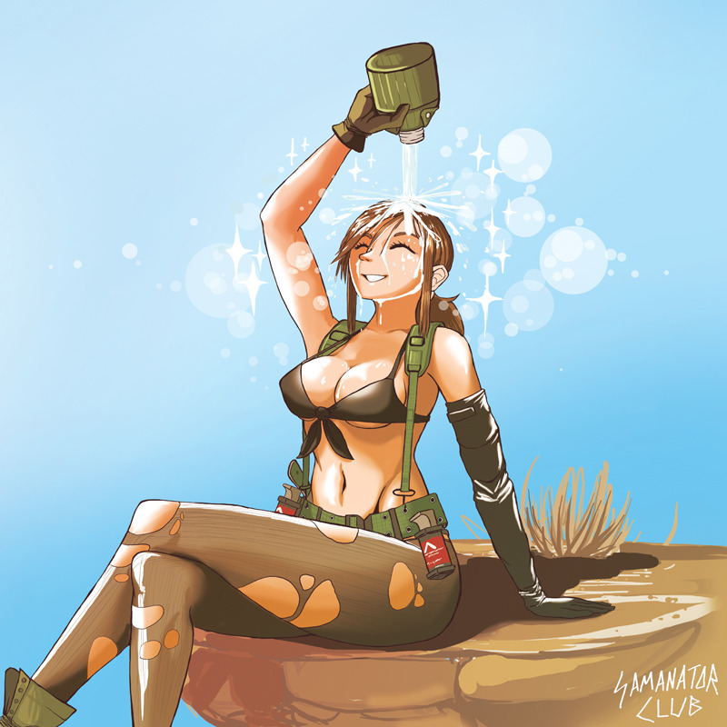 samanatorclub:  Such a thirst for water… WHOOOOOOOOOOOOOOOO The game is so fun,