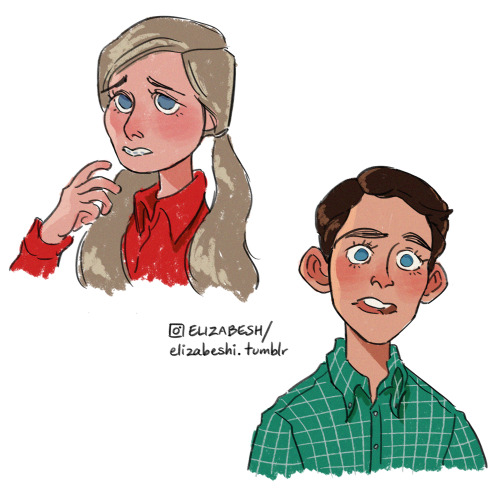 Marcia and Greg Brady! (I will get around to drawing the rest of the kids at some point)Instagram