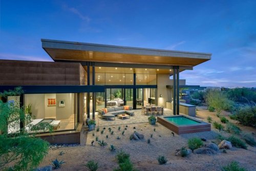 homeworlddesign - Painted Sky Residence in Arizona / Kendle...