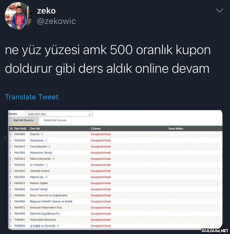 zeko @zekowic ne yüz...