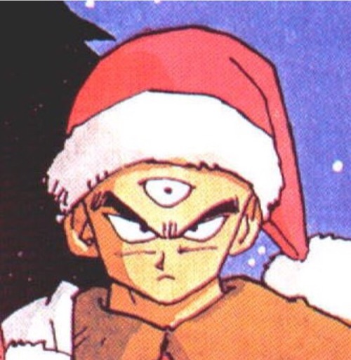 gogu:Some Christmas icons for you and your friendsBonus oolong and gohan