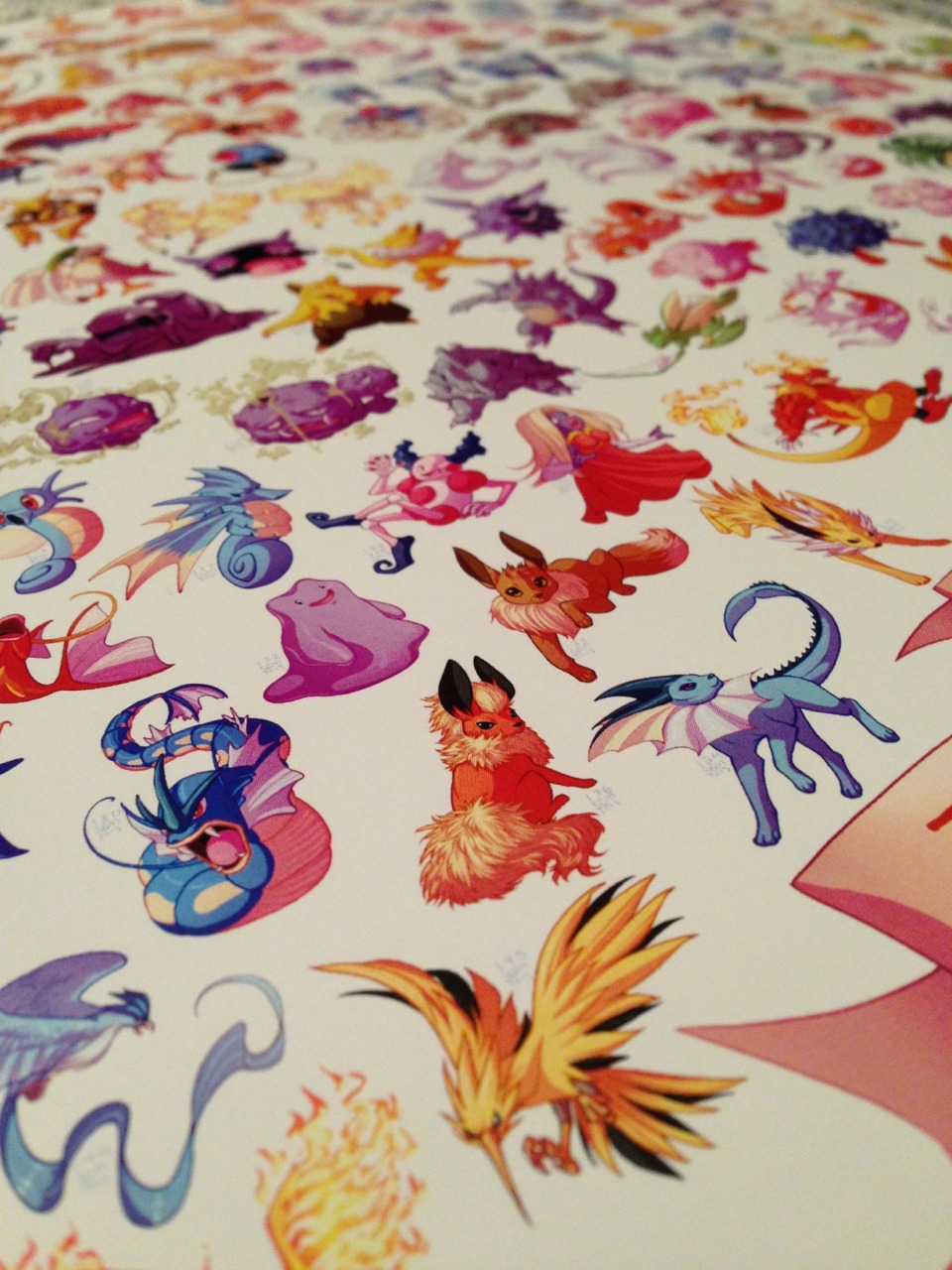 cloudedart:  Gen 1 poke prints arrived! Tomorrow I’ll be departing for Louisville,