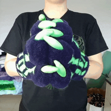 Glow In The Dark Skeleton Paws