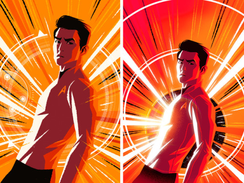 caltsoudas: Before and after comparisons between my rough sketches and final covers for Star Trek: B
