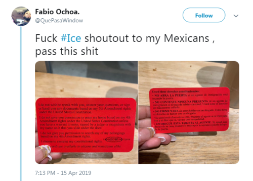 cognitivedissonanc3: profeminist: “Fuck #Ice shoutout to my Mexicans , pass this shit” -