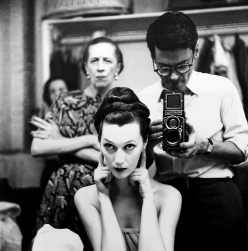 Diana Vreeland, Dovima and Richard Avedon, 1950s