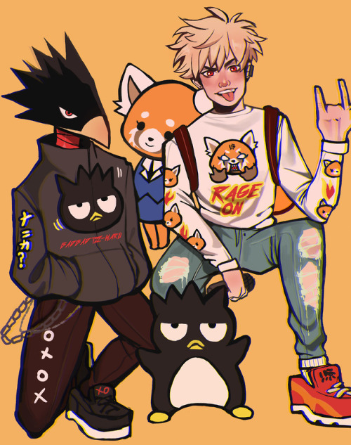 SANRIO X BNHA finally finished this! long time coming but I&rsquo;m super happy with it!&nb