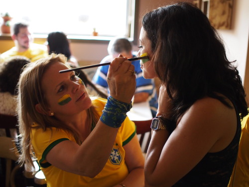 World Cup 2014. Brazil 2 - Colombia 1  4 July 2014, 4:00 pm. Beija-Flor Restaurant, Long Island City
For Brazil’s clutch quarterfinal match against a flying Colombia, we headed to Beija-Flor Restaurant in the Brazilian-dominated area in Queens on the...