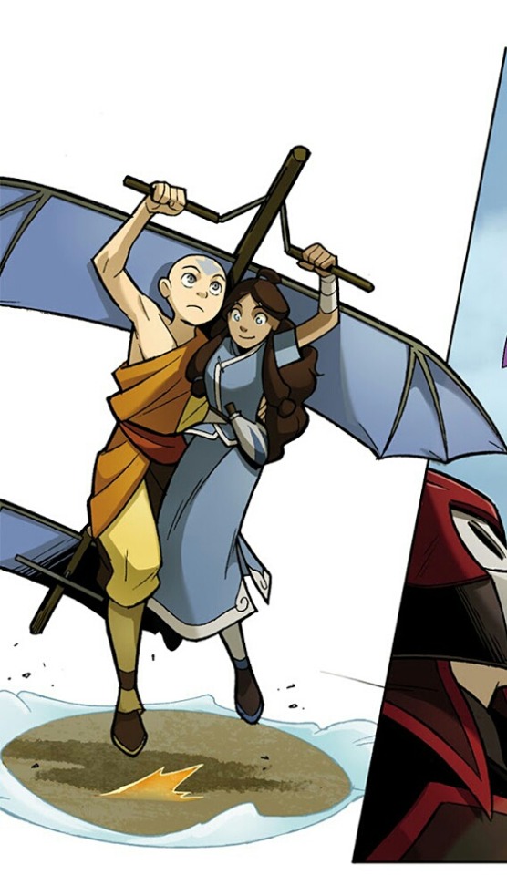 Some Of My Favourite Kataang Moments From The Comics.