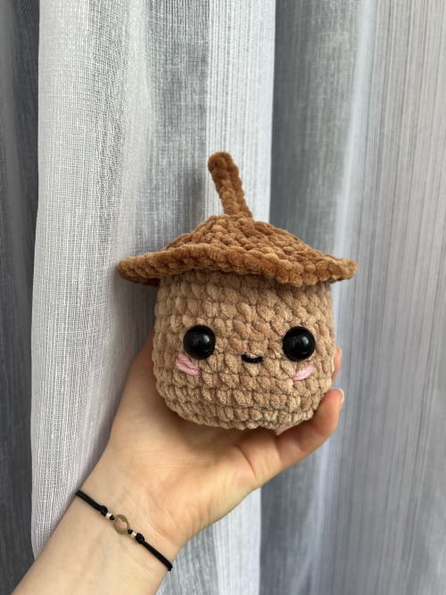 A Friend Asked If I Can Make Her An Acorn With A Butt. I Think He's Super Cute