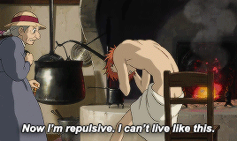 kagohme:howl’s moving castle + (a few) of the most relatable scenes
