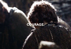 gendry:The direwolf was the sigil of the Starks, but Arya felt more a lamb, surrounded by a herd of 