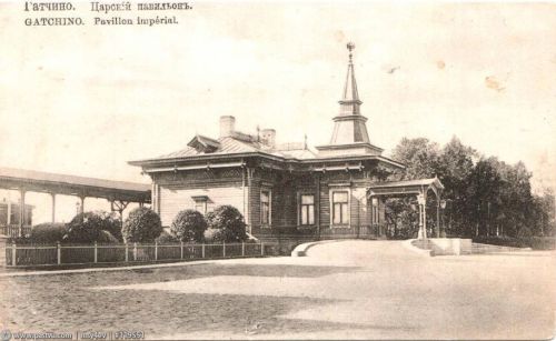 Второе здание Балтийского вокзала с царским павильоном, 1889г., архитектор П.С. Купинский, Гатчина, 